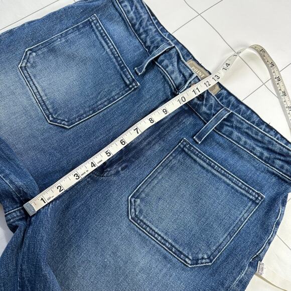 J.Crew Point Sur Jeans Womens 30 Blue Sailor Patch Pocket Wide Leg Marina Wash - Picture 9 of 12